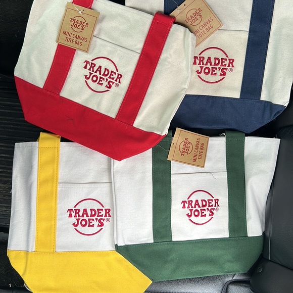 TRADER JOE’S MINI TOTES - Picture 1 of 2